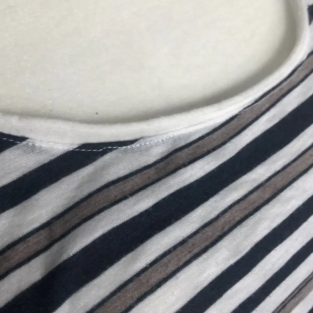 Splendid striped pocket front tshirt